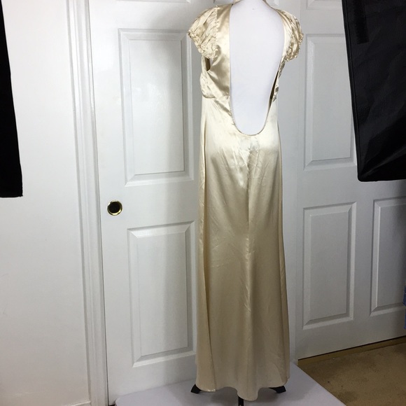 Reformation Champagne Color 100% Silk Maxi - Picture 5 of 7